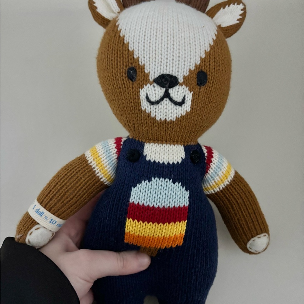 Cuddle + Kind Scout the Deer Doll Plush Size Little - 13 Inches - Picture 6 of 8